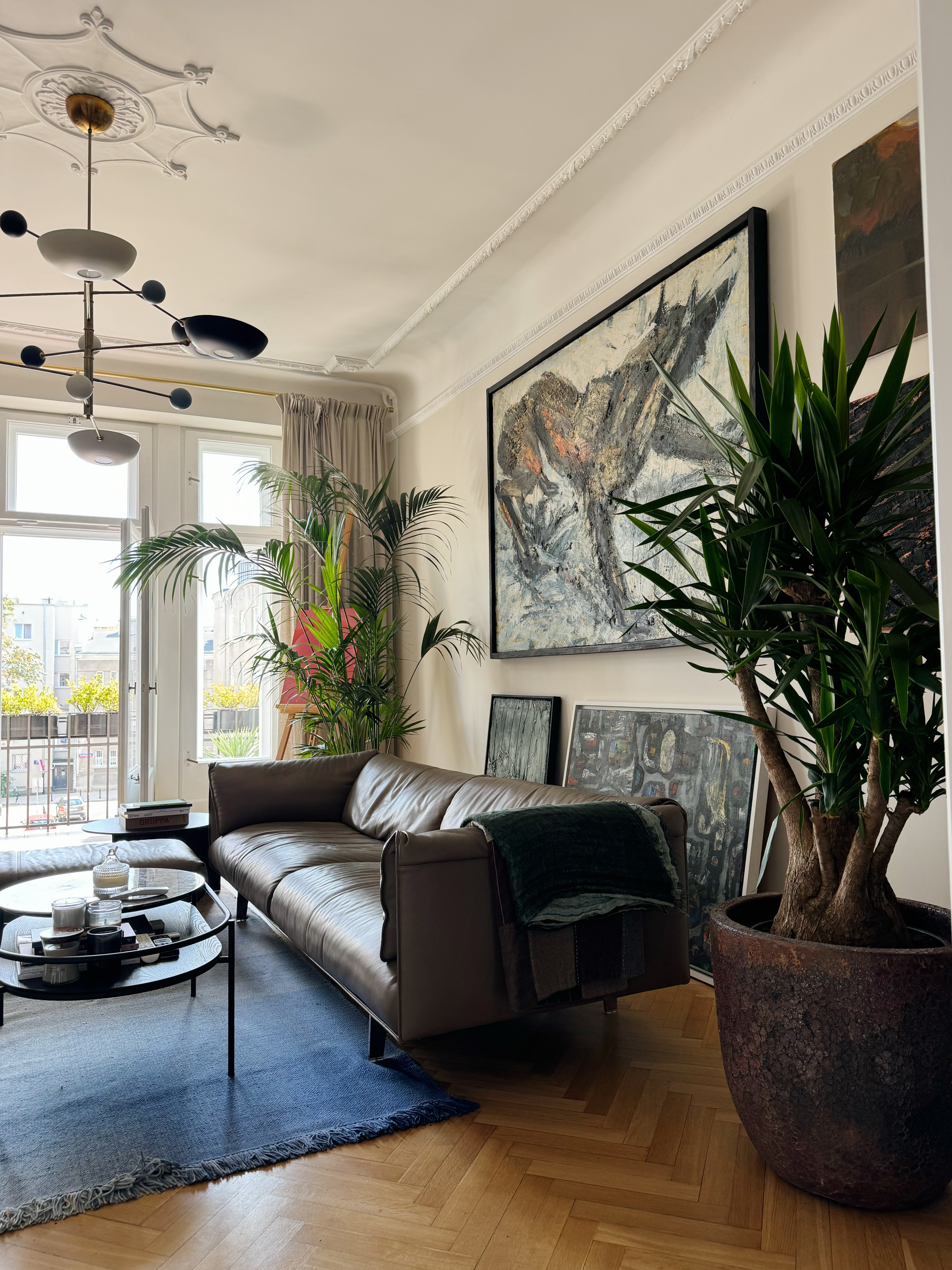 Roślinna dekoracja do salonu