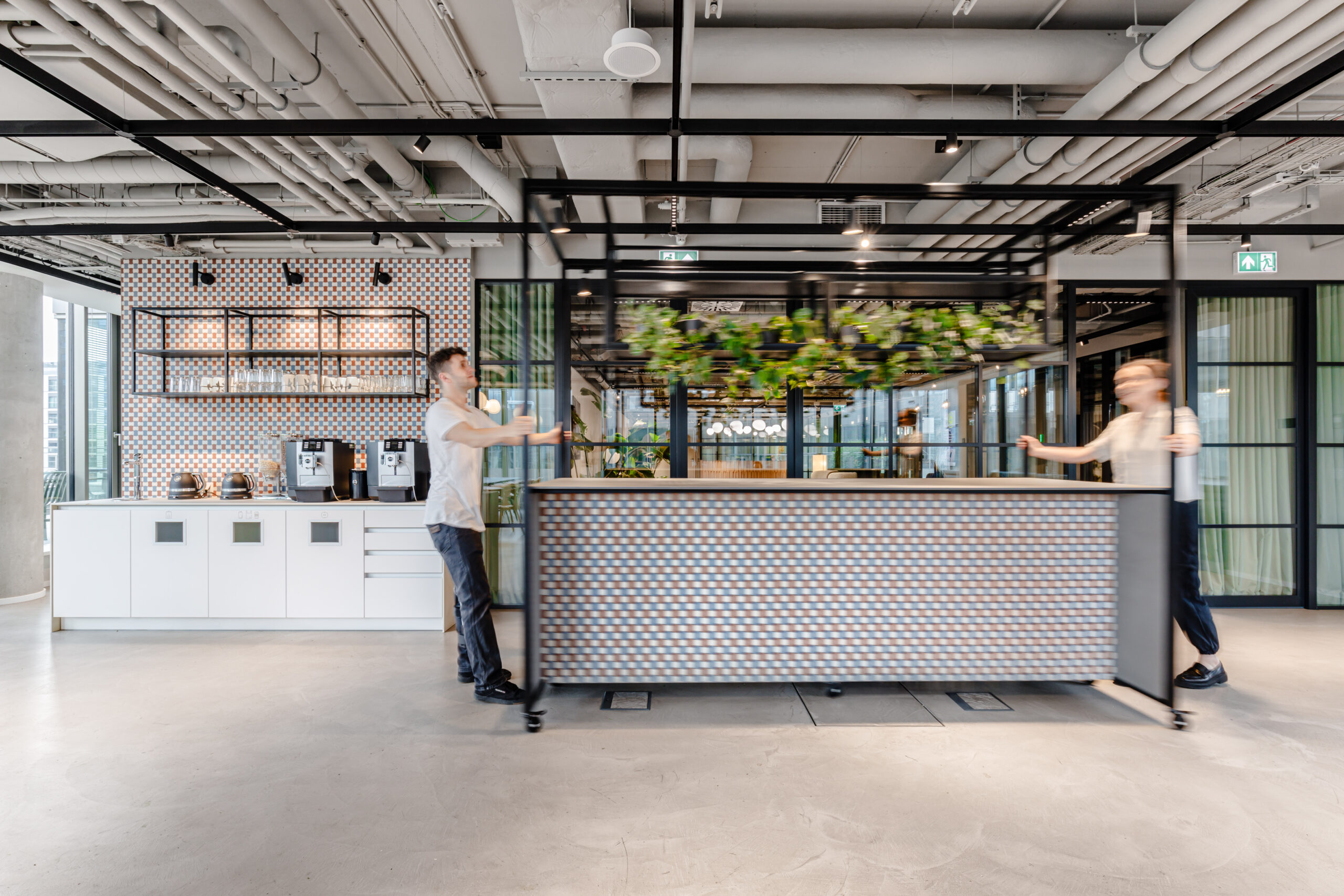 Zielona przestrzeń w biurze