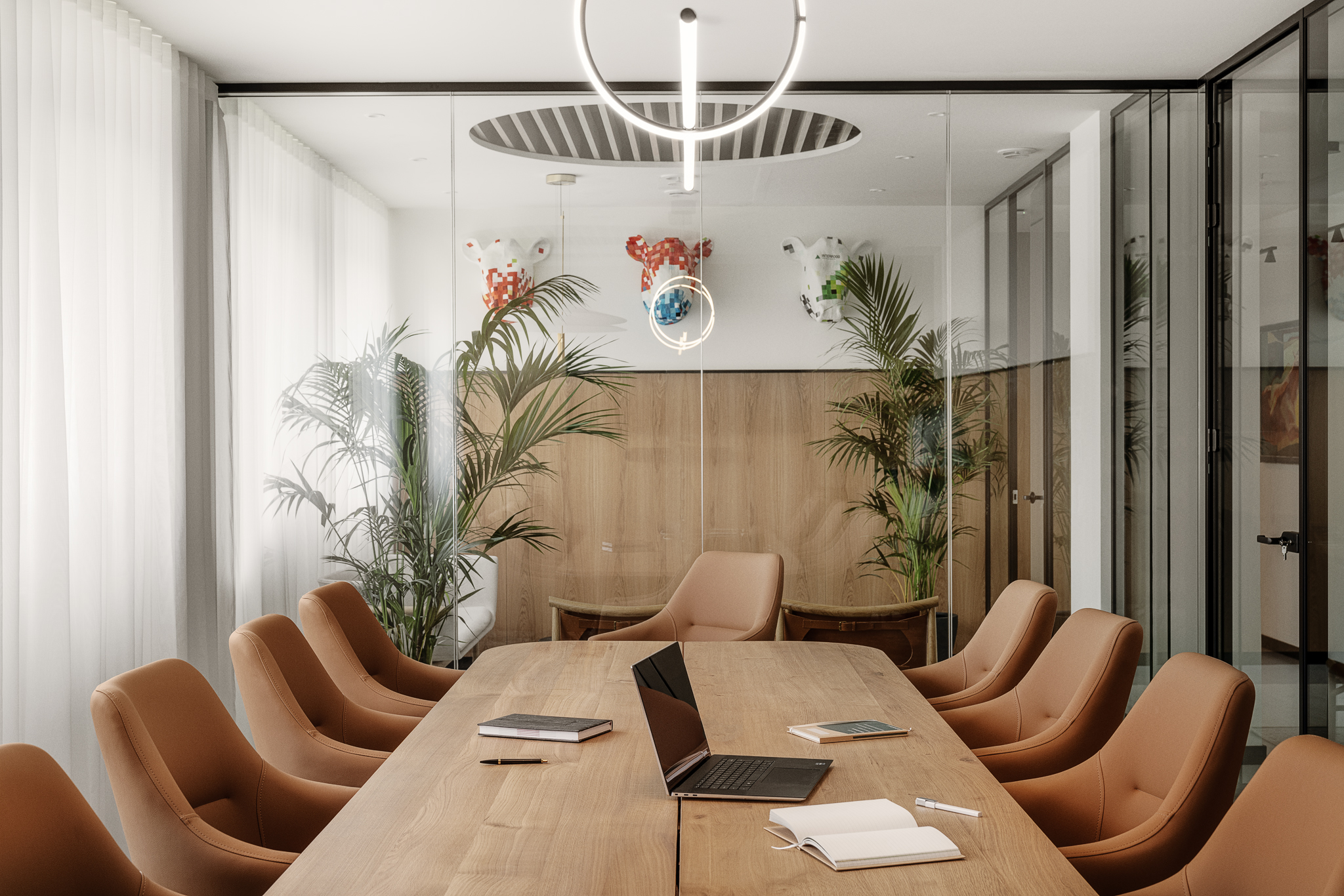 Rośliny w sali konferencyjnej